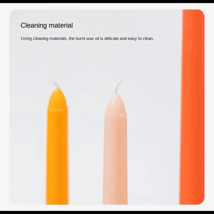 Bougies à tige longue de couleur dégradée de 4 pièces/ensemble 9