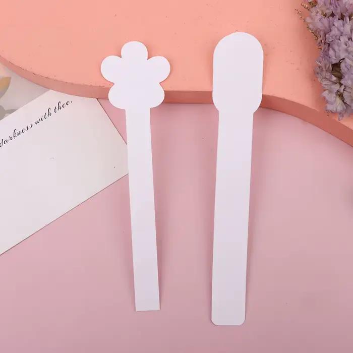 Papiers de test de château essentiels pour aromathérapie, parfum, 100 pièces/lot