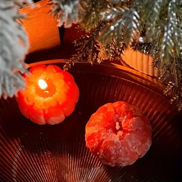 Nouveau moule à bougie orange au design innovant