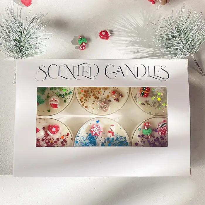 Bougies parfumées en coquillage avec pierre de cristal et fleur séchée pour décoration de vacances et ambiance romantique chez soi occasions spéciales