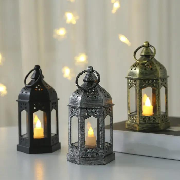 Bougeoir de lanterne de style marocain vintage