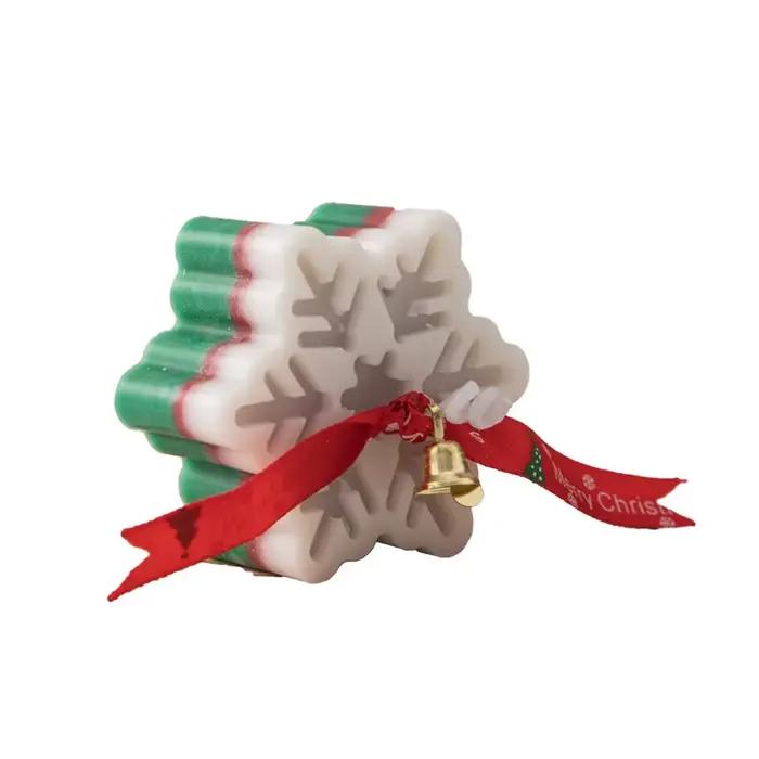 Accessoires de bougies d'aromathérapie flocon de neige de noël