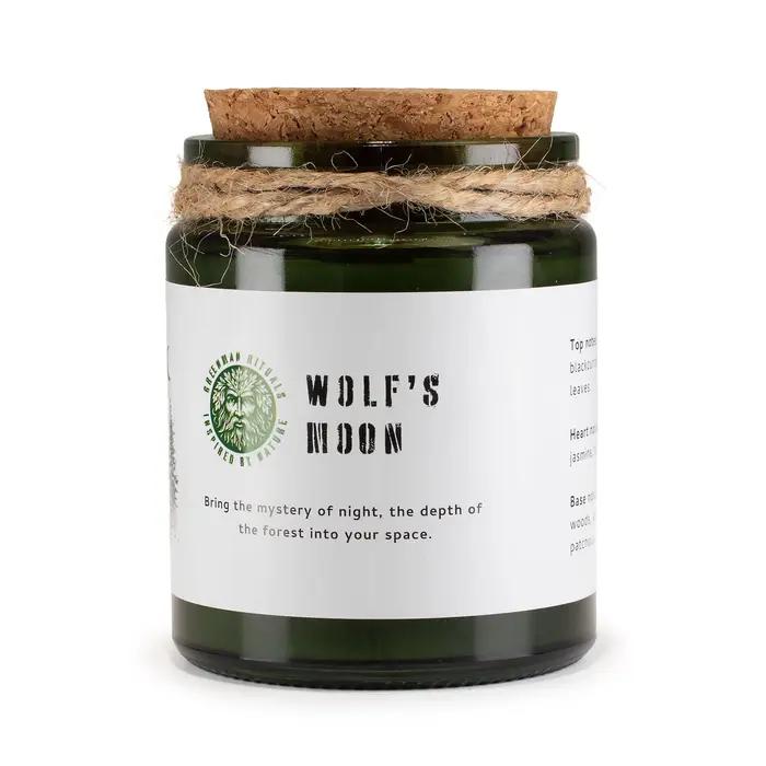 Greenman Woodwick Soy Candle - Wolf's Moon