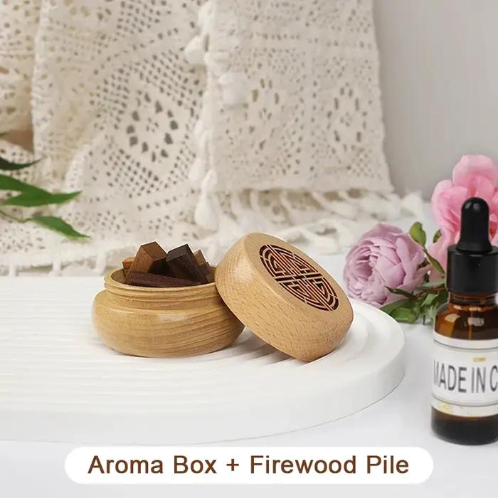 Boîte en bois de parfum Antique Portable JETTING pour salon chambre à coucher voiture bien-être ambiance personnelle