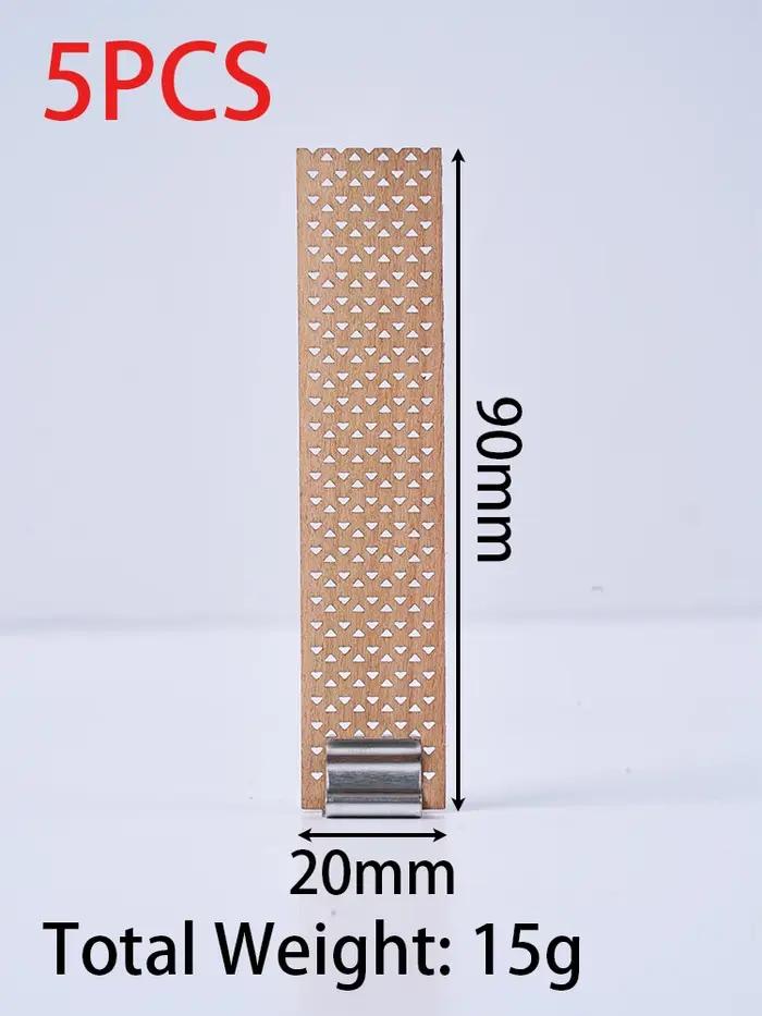 Mèches de bougies en bois sans fumée avec supports en fer pour bougies faites maison cire de soja parfumée couleurs modernes bricolage artisanal intérieur occaions spéciales