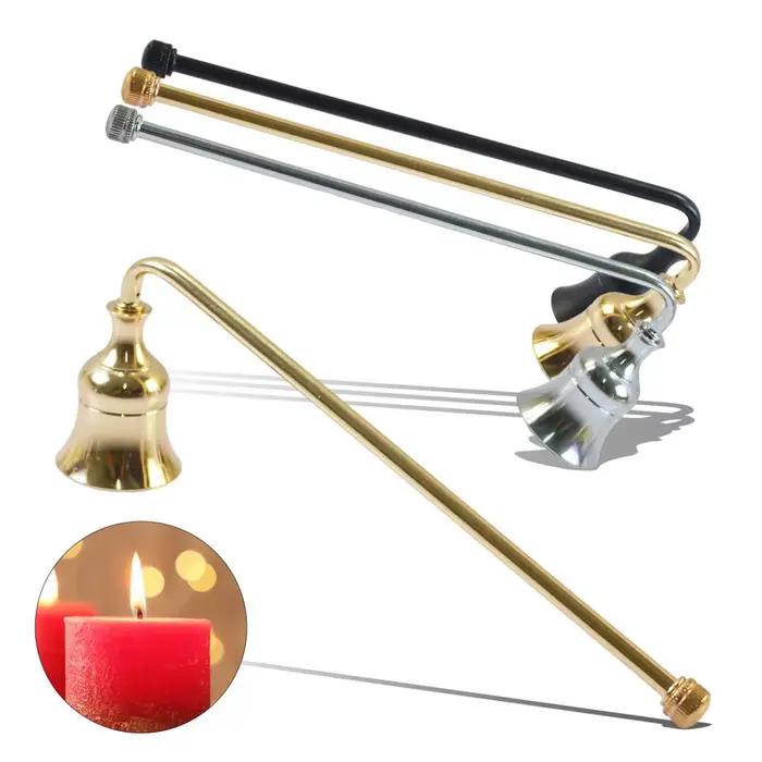Outil d'extinction de bougies, bouchon de bougie, Surface polie, couvercle d'extinction en forme de cloche pour les amateurs de bougies, accessoires
