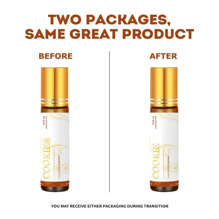 Huiles parfumées Cookie Roller 10 ml, longue durée, huiles de massage pour femmes, soins de la peau, cadeaux de fêtes, soins des ongles, hydratantes