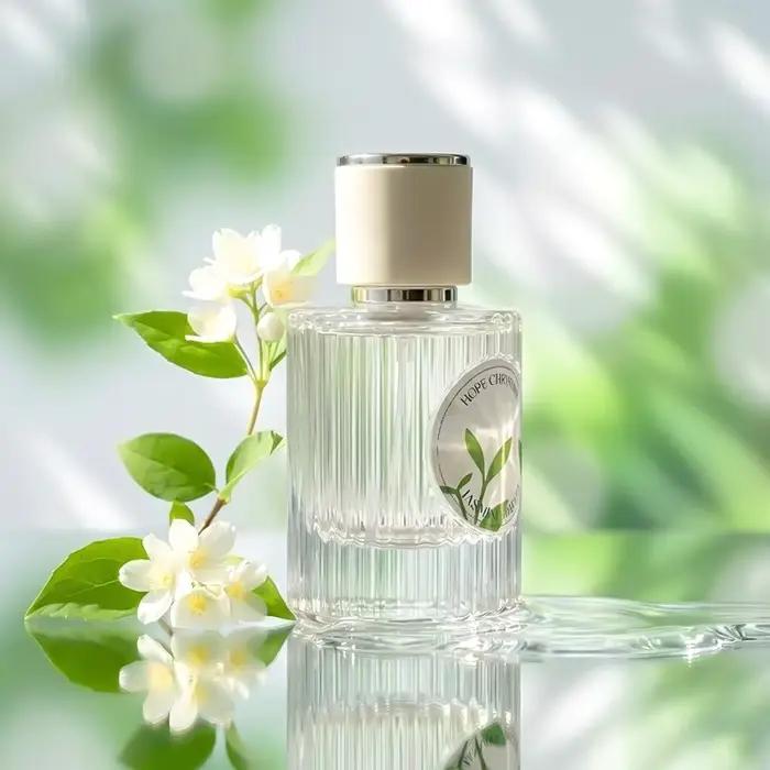 HOPE CHRISTINE Eau de Parfum Menthe Jasmin Musc Vert Blanc Longue Durée Parfum Naturel Pur Occasions Spéciales Fraîcheur Subtile Élégance Sophistication
