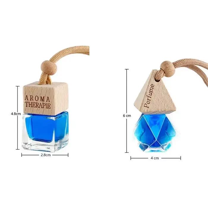 Bouteille pendentif de parfum d'aromathérapie pour voiture