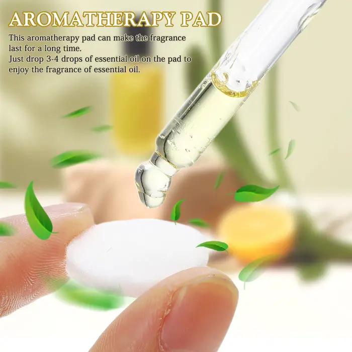50 pièces diffuseur de parfum tampons de coton huile essentielle collier arôme pendentif remplacements désodorisant accessoires intérieurs