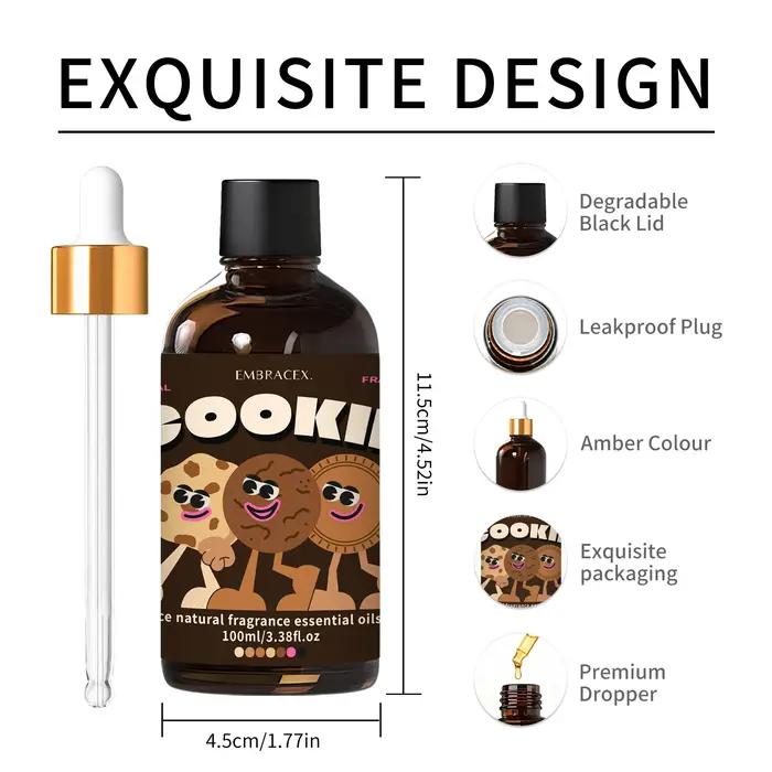 Huile essentielle EmbraCex pour la fabrication de bougies et l'aromathérapie, parfum sucré et longue durée, cadeau romantique pour les amis et la famille