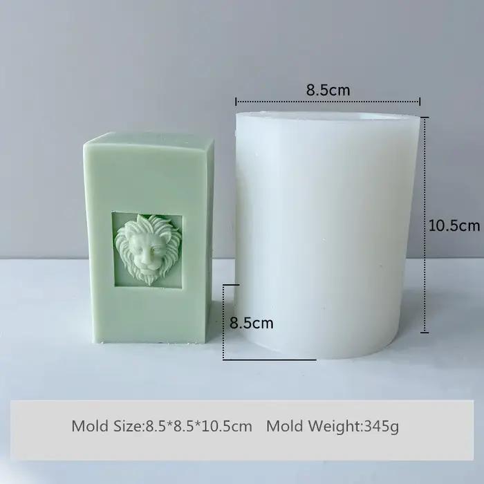 Moule à bougie de déesse Athènes pour création artisanale de bougies décoratives en gris clair ou vert clair style artistique et mythologique