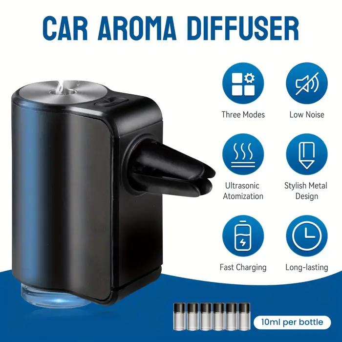 Désodorisant électrique pour voiture, diffuseur d'arôme automatique, ventilation de voiture, huile essentielle, humidificateur de brume, diffuseur de parfum, aromathérapie