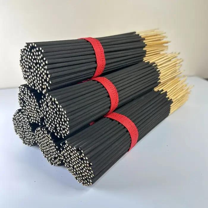101 morceaux de bâtons d'encens en bambou parfumés en fleurs de cerisier naturels de 22 cm