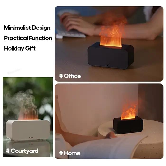 Diffuseur d'arômes à simulation de flamme colorée