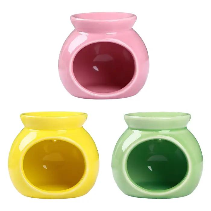Encensoir en céramique Kesoto, brûleur à huile essentielle, diffuseur de parfum, bougeoir parfumé pour salon, cuisine, porche, multicolore, facile à utiliser, élégant pour décorer et parfumer la maison