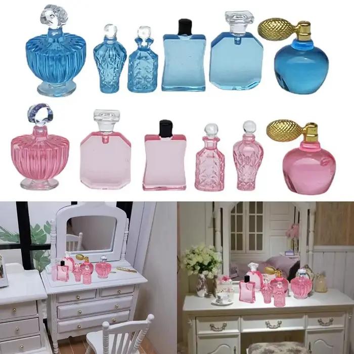 Bouteille de parfum l'inventaire pour la décoration de la maison du beurre, accessoires de maison de course 1:12, meubles de cuisine