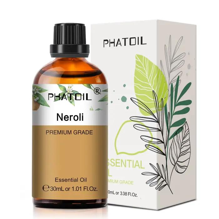 Huile essentielle pure PHATOIL 30ml Lavande Eucalyptus Vanille Orange douce pour aromathérapie fabrication de bougies savon do it yourself bien-être naturel relaxation revitalisation ambiance parfumée