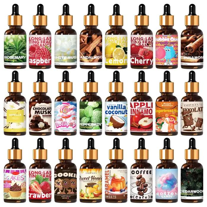 36 huiles parfumées de 30 ml, parfums longue durée pour humidificateurs/diffuseurs, cadeaux de fêtes pour amis