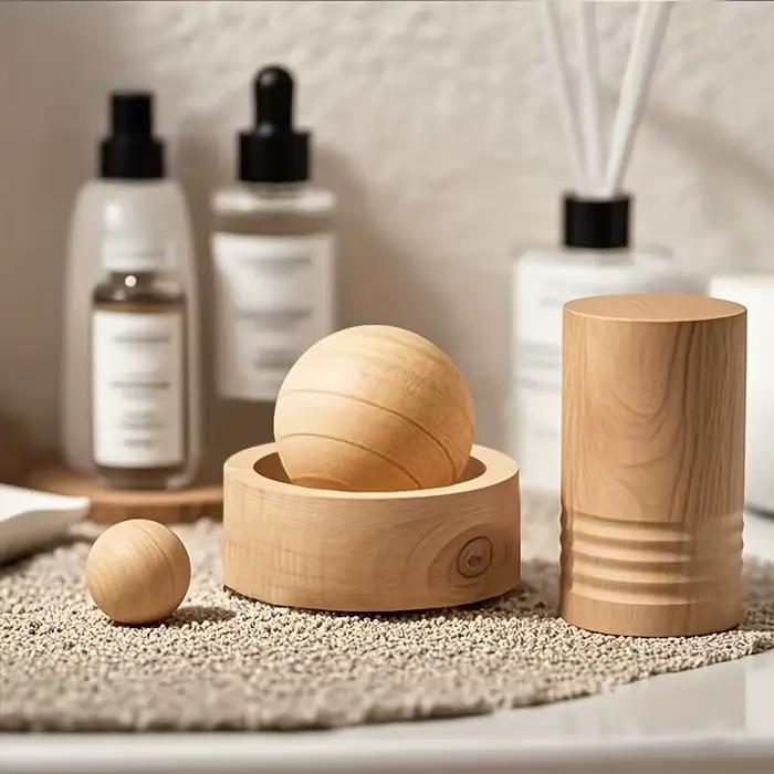 Diffuseur d'huiles essentielles pour voiture et maison - Fabriqué en bois