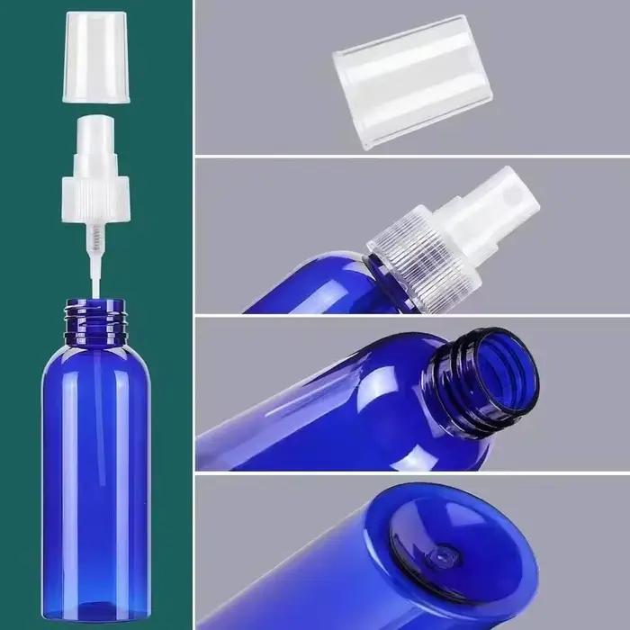 Bouteilles de parfum en Spray bleu de 100ml