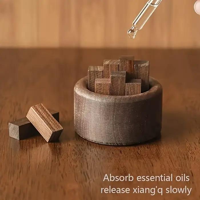 Diffuseur en bois blanc pour élimination des odeurs et déshumidification dans votre salon de maison