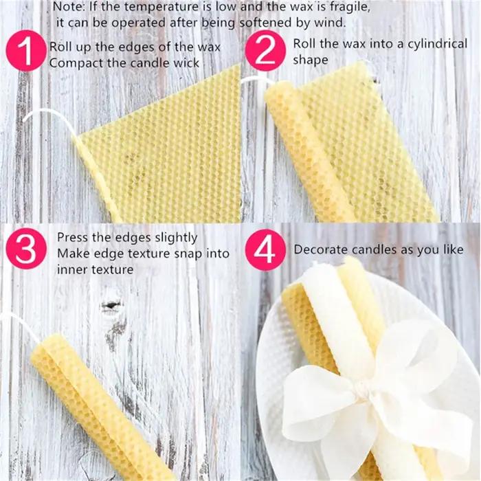 Kit de feuilles fines en cire d'abeille