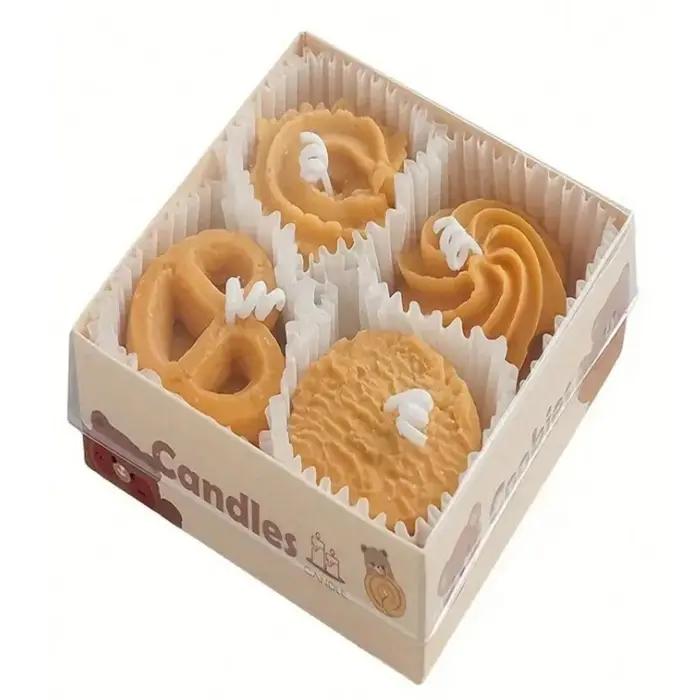 Bougies à biscuits, bougies parfumées à biscuits