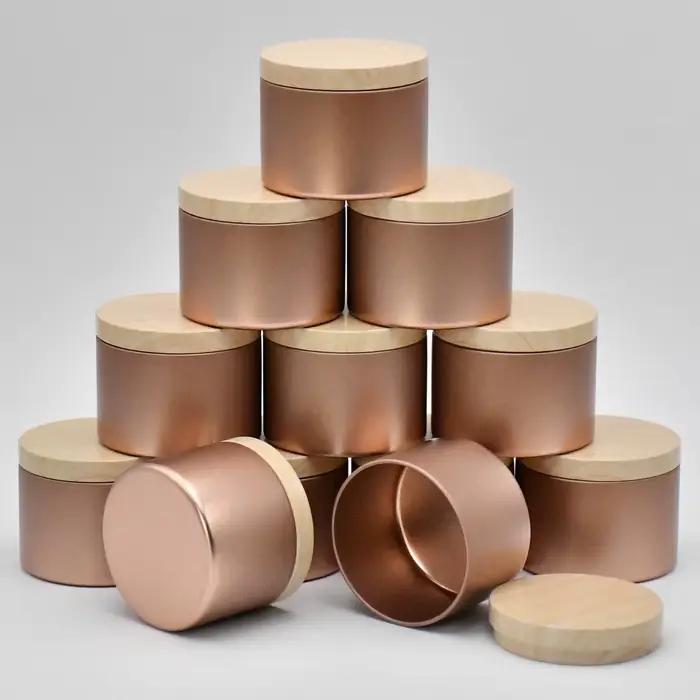 Boîtes à bougies 4oz/8oz 12 pièces, récipients à bougies pour la fabrication de bougies, pots à bougies en vrac, boîtes de fabrication de bougies DIY, pour la fabrication de bougies.
