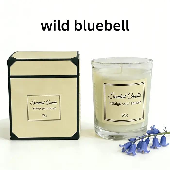 Coffret Cadeau Premium de Bougies d'Aromathérapie en Verre, Fabriquées à la Main en Cire de Soja, Sa