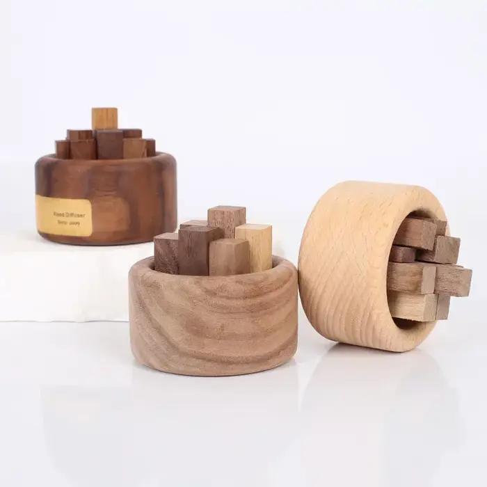 Parfum d'intérieur d'aromathérapie en bois créatif