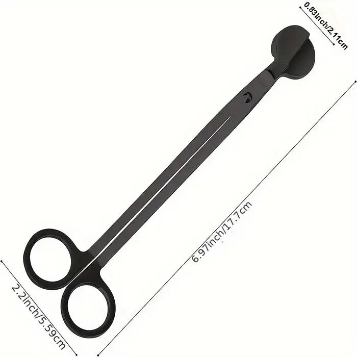 Coupe-mèche de bougie polie à portée profonde pour une combustion propre et réduction de la fumée pour amateurs de bougies et passionnés de décoration intérieure