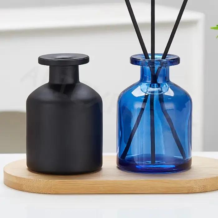 Diffuseur de parfum d'ambiance en verre 50 ml avec bâtonnets diffuseurs, 1 pièce, pour huiles essentielles, cadeaux de fête