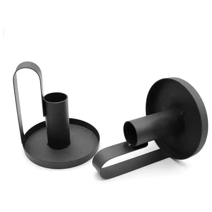 Bougeoir en fer forgé bougeoirs noirs bougeoirs pour mariage