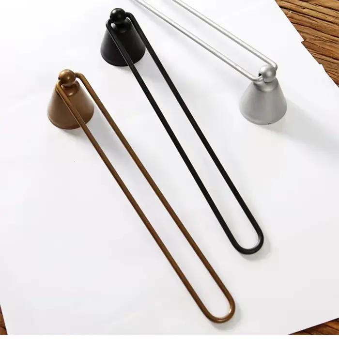 Ciseaux à bougies en fer forgé pour extinctions de bougies, ornements de pots à bougies chauffe-plat, accessoires de décoration intérieure rustique pour maison, hôtel à thème, mariage, banquet