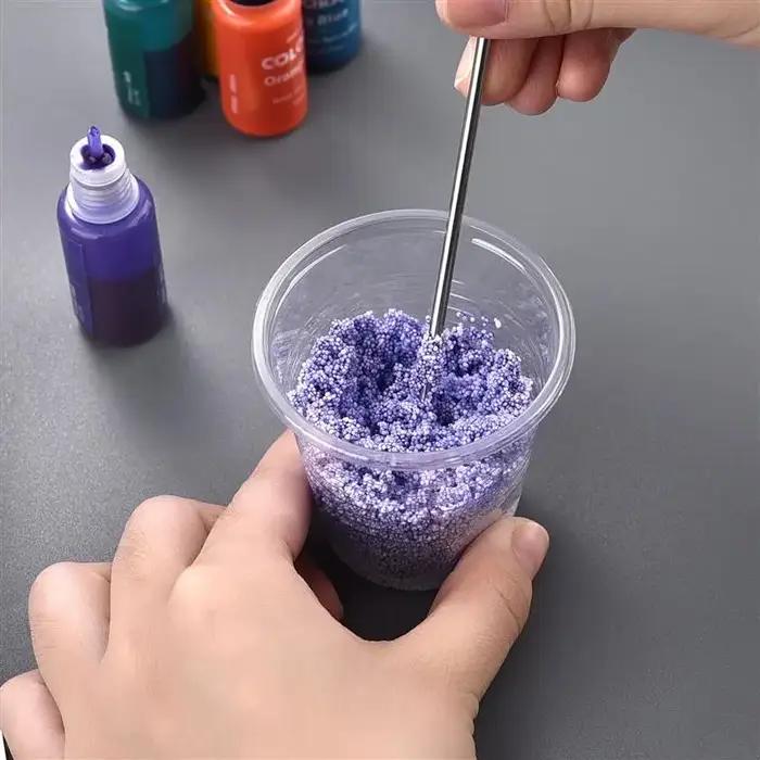 Sable coloré avertir naturel pour bougie