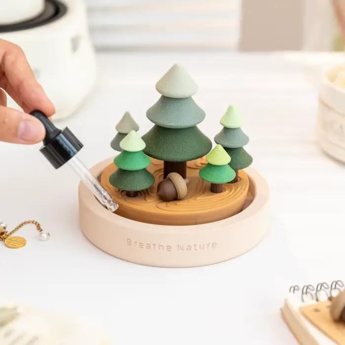 Diffuseur d'huiles essentielles en résine pour maison salon salle de bain ornement en pierre cadeau d'anniversaire de noël pour femmes occasions spéciales