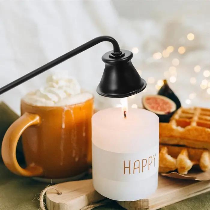 Extingoir à bougie en forme de cloche métallique durable pour décoration intérieure et aromathérapie occassions spéciales