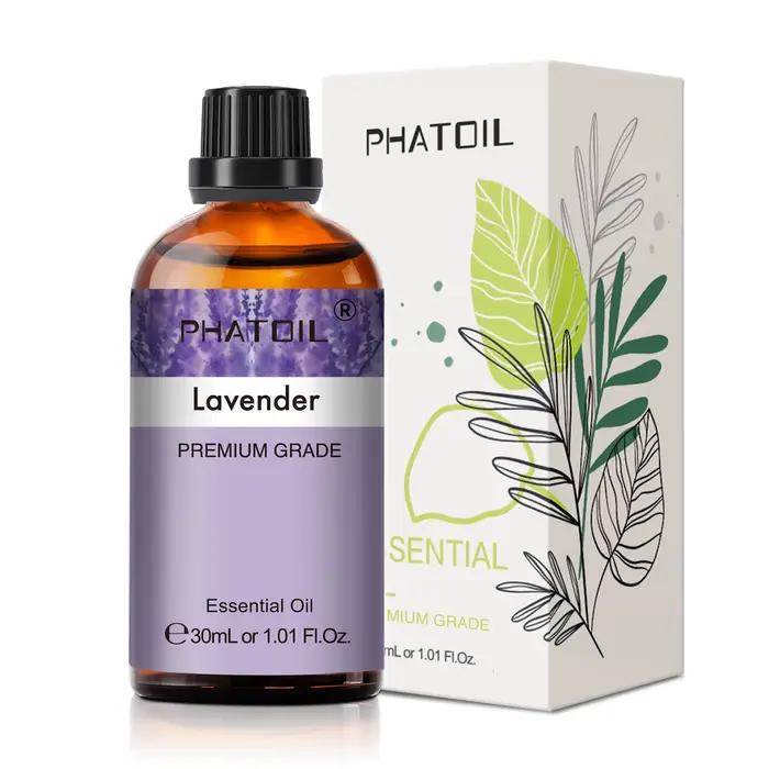 Huile essentielle pure PHATOIL 30ml Lavande Eucalyptus Vanille Orange douce pour aromathérapie fabrication de bougies savon do it yourself bien-être naturel relaxation revitalisation ambiance parfumée