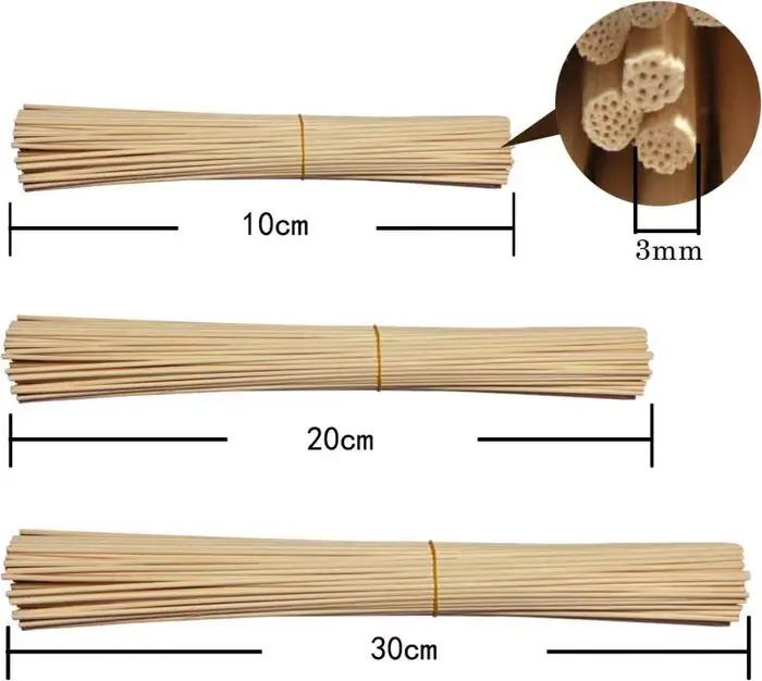 Bâtons de recharge pour diffuseur en rotin, 30cm de long, extra épais, en vingt couleurs pour une ambiance unique à la maison occasions spéciales