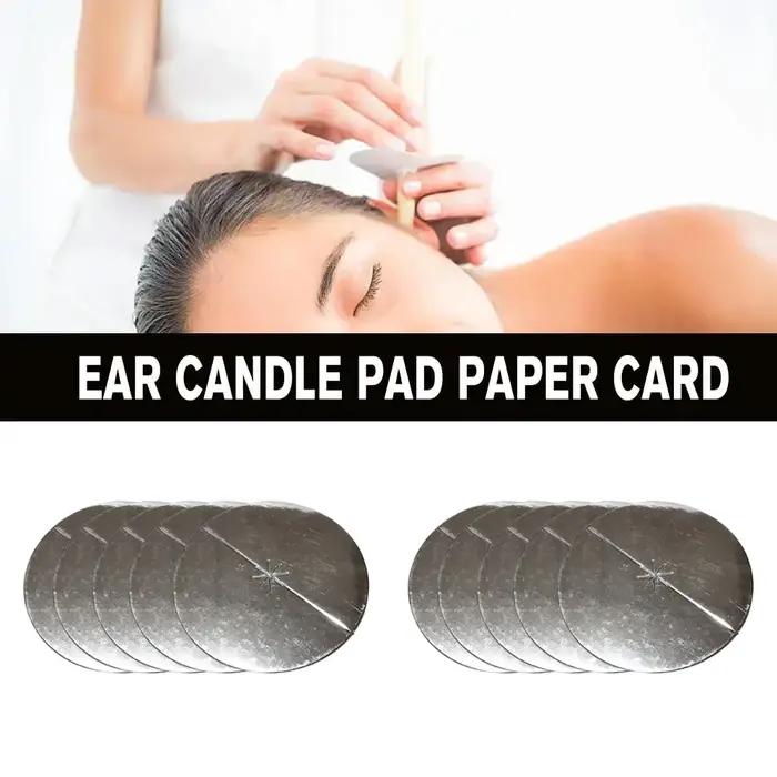10 pièces protecteurs de bougie de cire d'abeille disque de soin d'oreille personnel protection