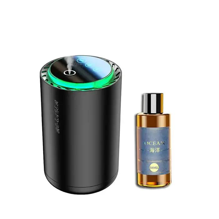 Diffuseur de parfum de voiture écran tactile avec huile essentielle automatique pour éliminer les mauvaises odeurs et créer une atmosphère apaisante pour les longs trajets et les voyages d'affaires
