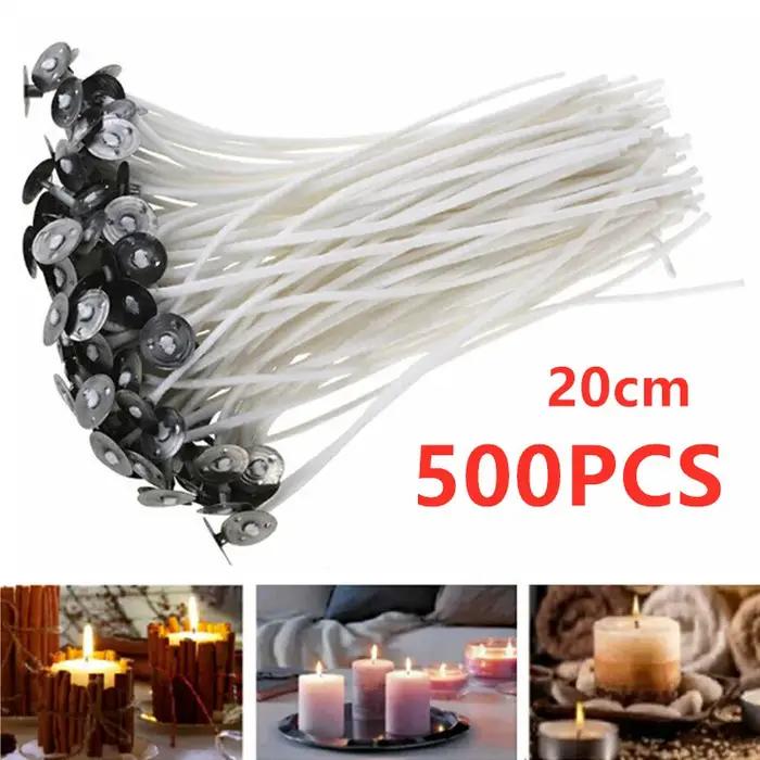 Bricolage cire noyau 61 M Long coton tissé bougie lampe mèche