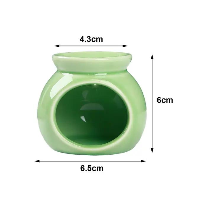 Encensoir en céramique Kesoto, brûleur à huile essentielle, diffuseur de parfum, bougeoir parfumé pour salon, cuisine, porche, multicolore, facile à utiliser, élégant pour décorer et parfumer la maison