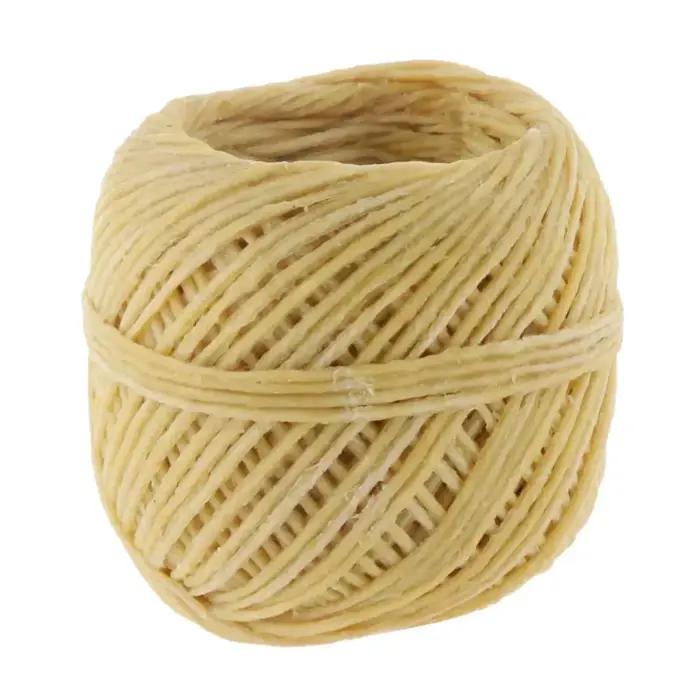 Mèches Cire D'Abeille Naturelle Biologique Chanvre Artisanal Décoration Maison Occasions Spéciales Bougies Personnalisées