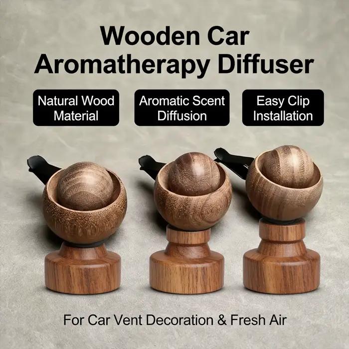 Diffuseur d'huiles essentielles en bois pour voiture et maison – Mini