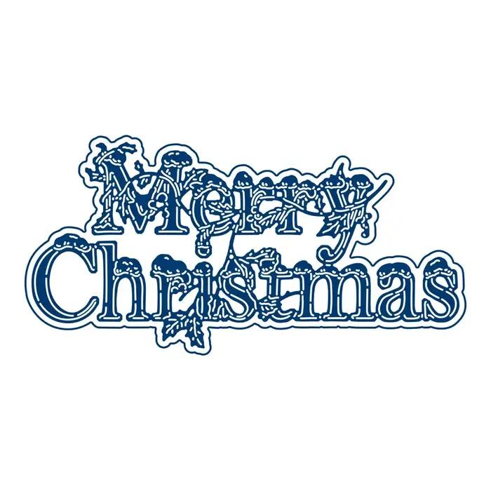 Bougies de fleurs de houx de la paix pour un Noël joyeux matrices de découpe en acier au carbone pour scrapbooking bricolage carte de voeux occaions spéciales