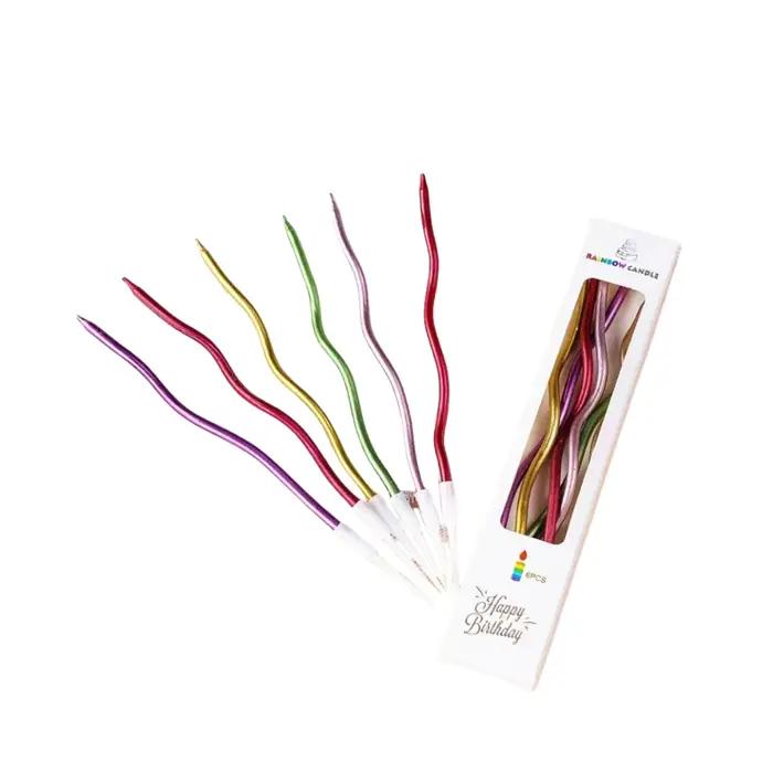 Bougies à gâteau incurvées de 15CM