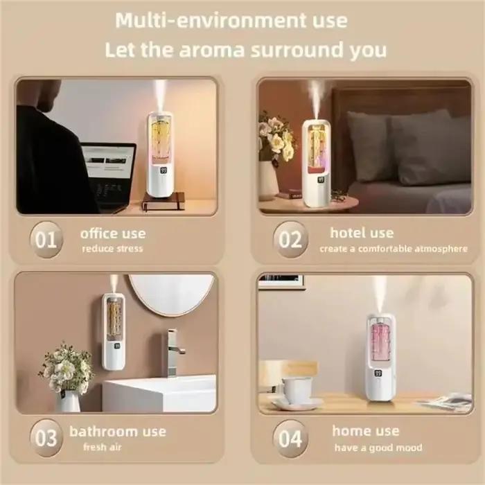 Diffuseur d'arômes NOCCLILI pour huiles essentielles, humidificateur d'aromathérapie, désodorisant pour hôtels, chambres à coucher, toilettes, salles de bains, ambiance relaxante et apaisante