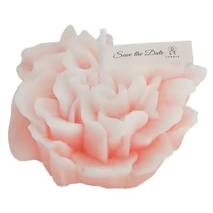 Bougie d'œillet parfumée faite à la main, bougie d'avertissement de soja d'aromathérapie, mariage, anniversaire, ci-après les accessoires photo de décoration de la maison de fête